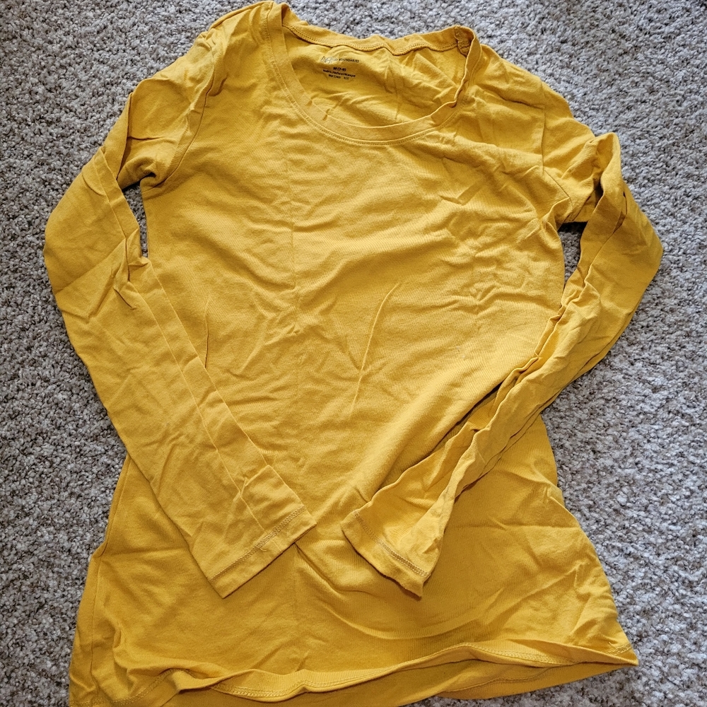 Yellow No Boundaries Long Sleeve